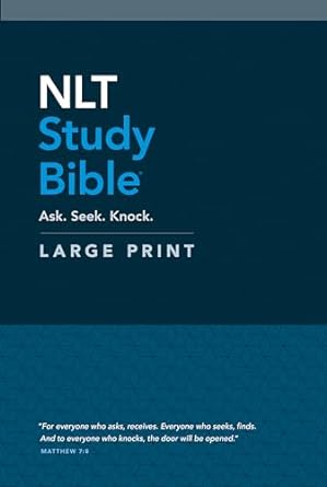 NLT Study Bible Large Print  (Only Copy)