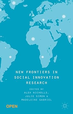 New Frontiers In Social Innovation Research