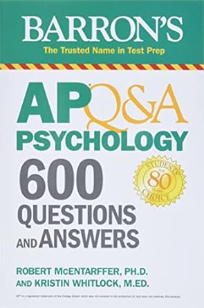 Barron'S Ap Q&A Psychology