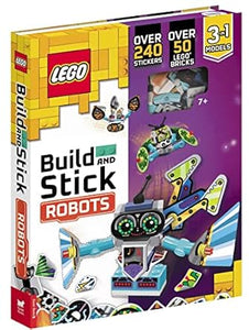 Lego Build & Stick Robots With 50 Lego Bricks, 240 Stickers