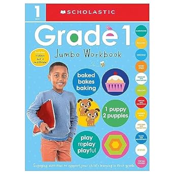 Schearlylearners First Grade Jumbo Workbk