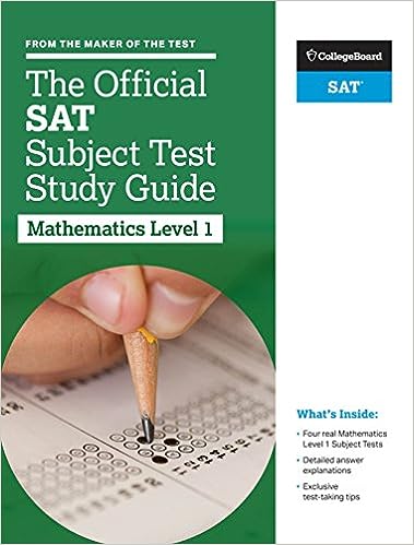 Official Sat Subject Tests Mathematics Lvl1