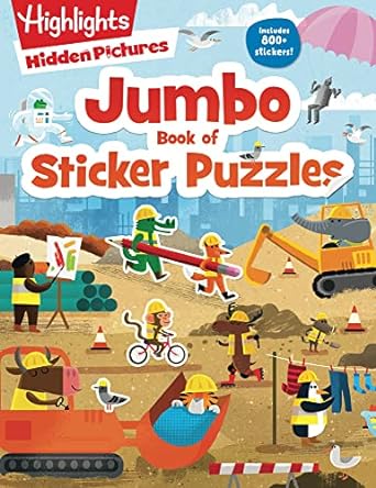 Jumbo Book of Sticker Puzzles (Highlights Jumbo Books & Pads)