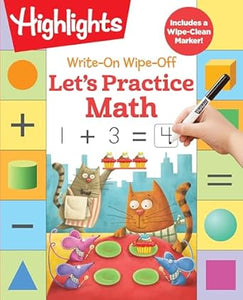 Write-On Wipe-Off Let'S Practice Math