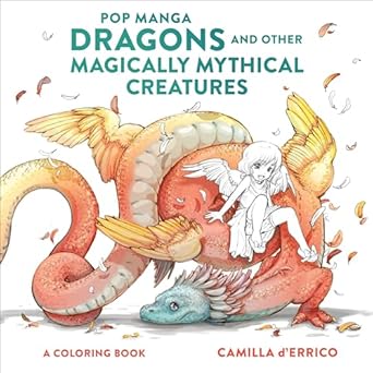 Pop Manga Dragons: Colouring