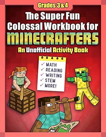Super Fun Colossal Workbk Minecrafters Grades 3+4