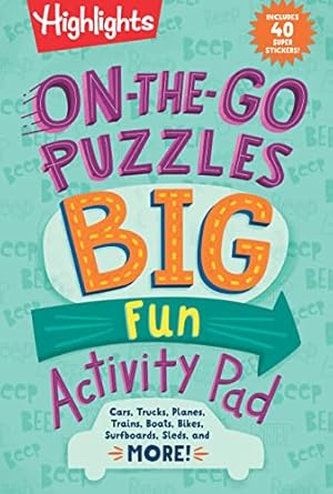 On Go Puzzles Big Fun Act Pad