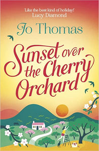 Sunset Over Cherry Orchard