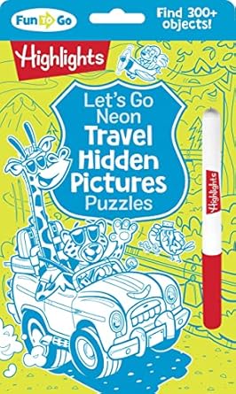 Let'S Go Neon Travel Hidden Pict Puzzles