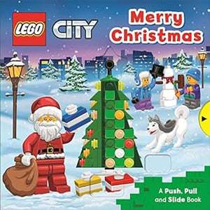 Lego Christmas Push Pull Slide Bk