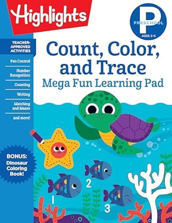 Preschool Count Color & Trace