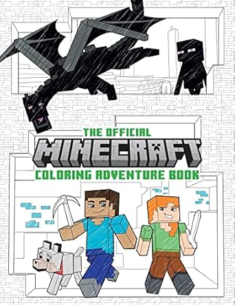 Official Minecraft Coloring Bk /T