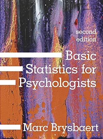 Basic Statistics For Psychologists 2E    (Only Copy)