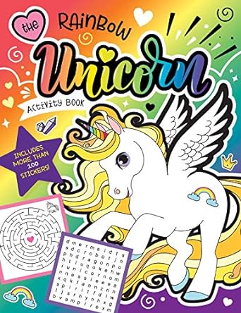 Rainbow Unicorn Activity Book