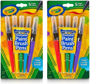 Paint Brush Pens 5Ct
