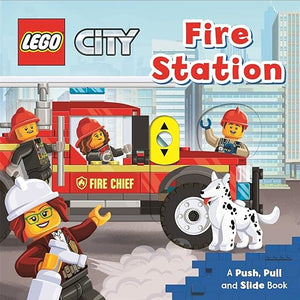 Lego Fire Station Push Pull Slide Bk