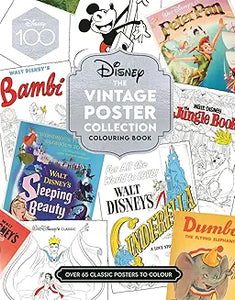 Disney Vintage Poster Coll Colouring