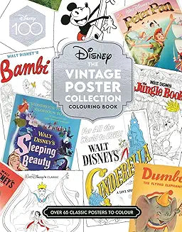 Disney Vintage Poster Coll Colouring