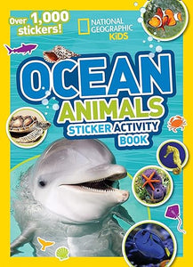 Natgeo Ocean Animals Sticker Act Bk