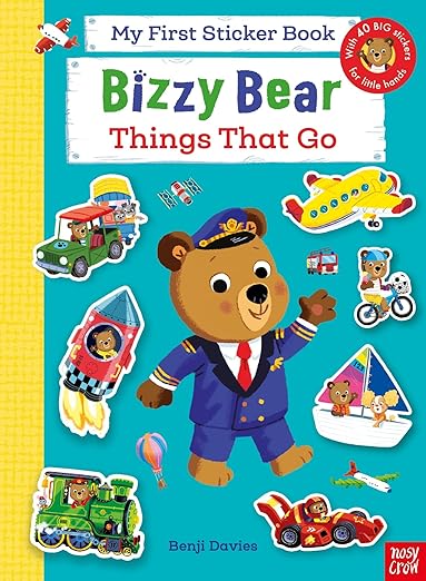 Bizzy Bear First Sticker Bk Things Go
