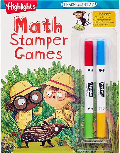 Learn & Play Math Stamper Games