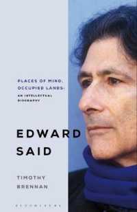Edward Said: Places Of Mind (Only Copy)