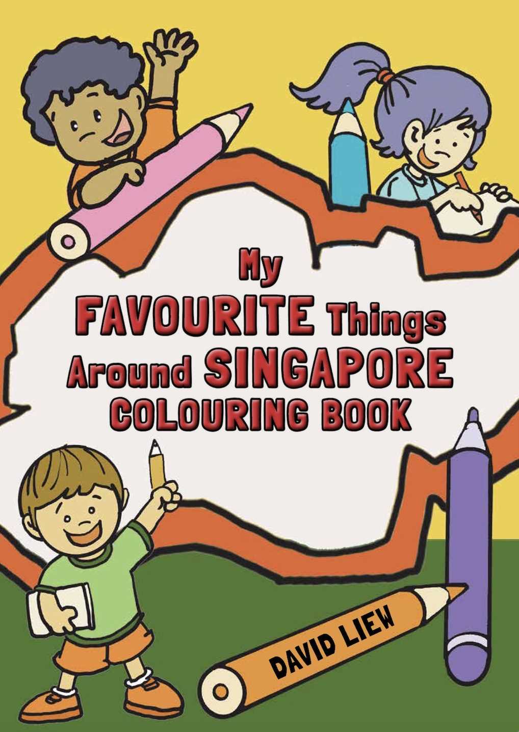 My Fave Things Ard Singapore Colouring Bk