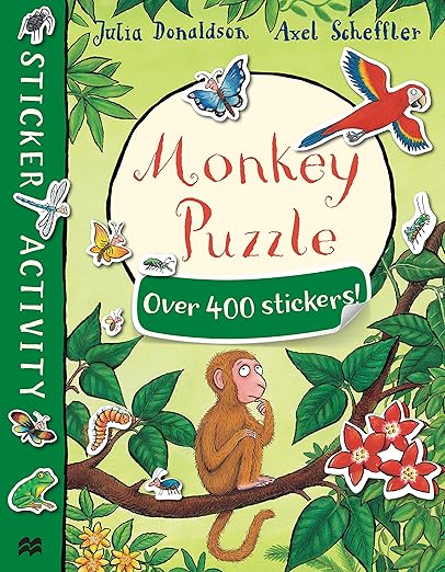 Monkey Puzzle Sticker Bk