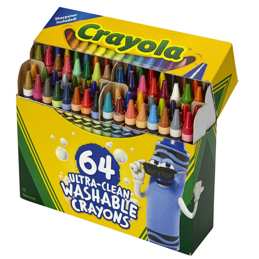 Crayon Ultraclean Washable 64Ct