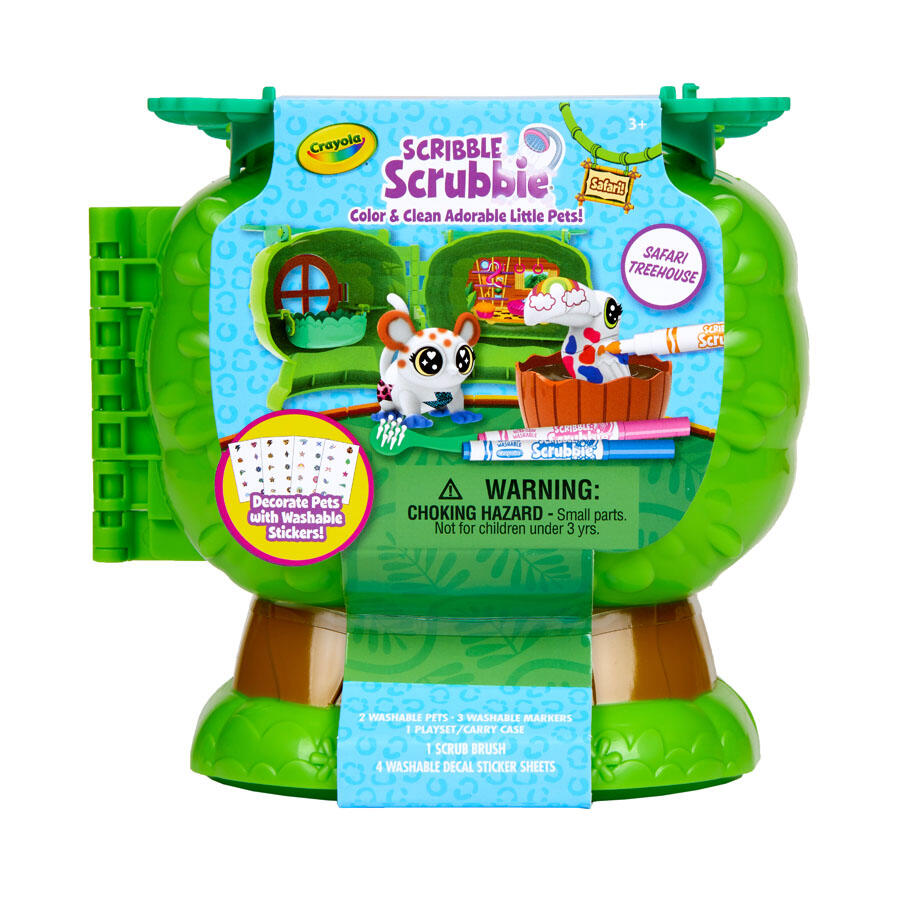 Scribble Scrubbie Pets Safari Treehouse