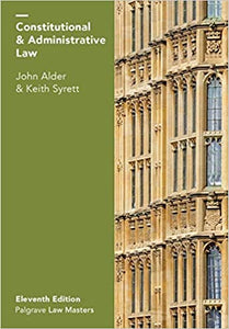 Constitutional and Administrative Law (Macmillan Law Masters)