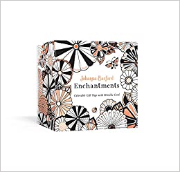 Johanna Basford Enchantments : Colorable Gift Tags with Metallic Cord