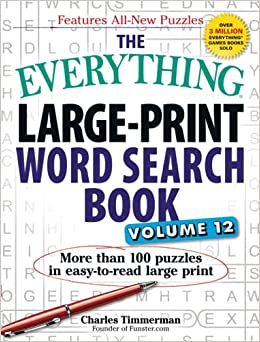 Everything Large Print Word Search