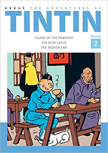 Adventures of Tintin 02 Cigars + Blue Lotus + Broken Ears - BookMarket