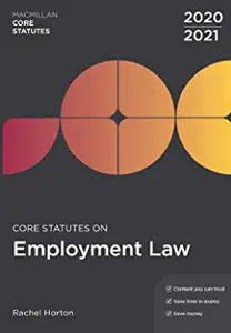 Core Statutes on Employment Law 2020-21