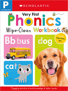 Scholastic Early Learners: Wipe Clean Workbooks - Pre-K: Very First Phonics