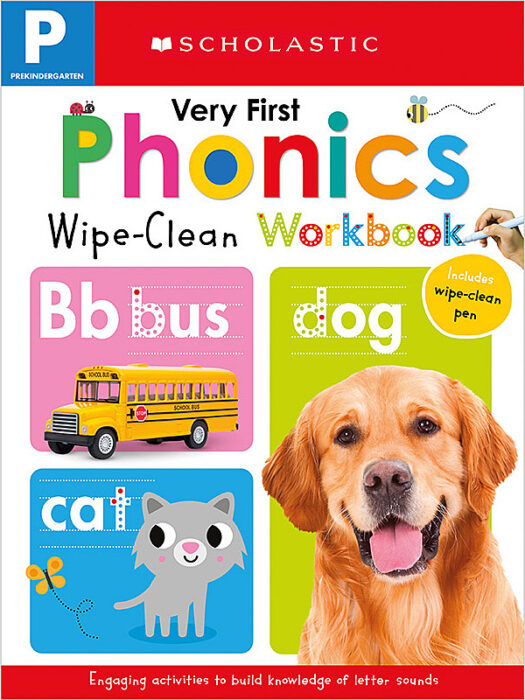 Scholastic Early Learners: Wipe Clean Workbooks - Pre-K: Very First Phonics