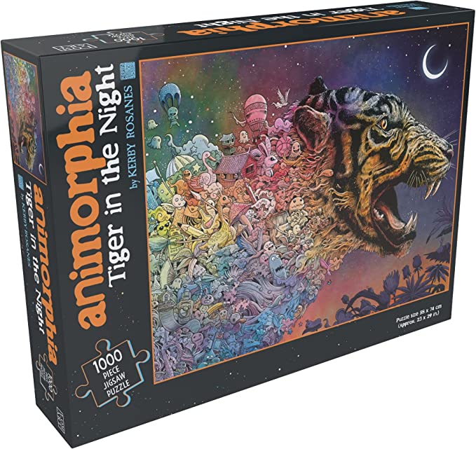 Animorphia: Tiger in the Night : 1000 Piece Jigsaw Puzzle