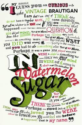 In Watermelon Sugar /Bp - BookMarket