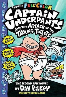 Captain Underpants and the Attack of the Talking Toilets Colour Edition - BookMarket