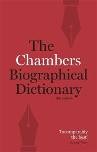 Chambers Biographical Dictionary Paperback (only copy)