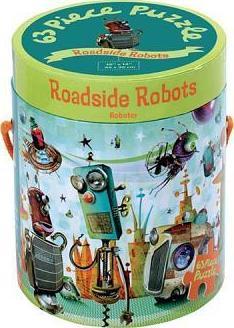63 Piece Puzzle Roadside Robots - BookMarket