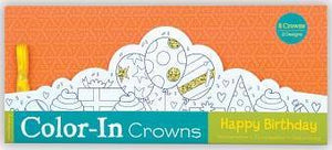 Happy Birthday Color-In Crowns