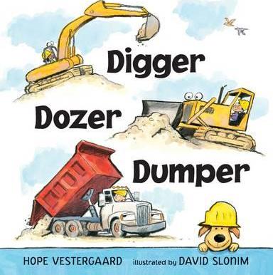 Digger, Dozer, Dumper Board Book - BookMarket