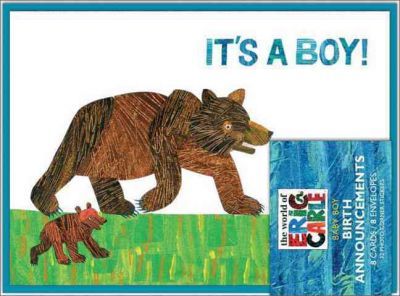 Eric Carle: It's a Boy! Birth Announcements - BookMarket