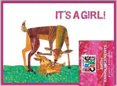 Eric Carle: It's a Girl! Birth Announcements - BookMarket