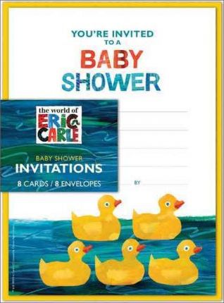Eric Carle: Baby Shower Invitations - BookMarket