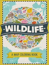 Load image into Gallery viewer, Wildlife: A Map Coloring Book - BookMarket
