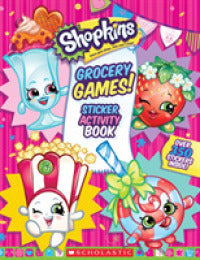 Shopkins Sticker Act Bk: Grocery Games - BookMarket
