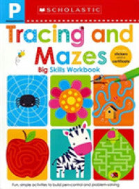 Tracing and Mazes Pre-K Workbook: Scholastic Early Learners (Big Skills Workbook) - BookMarket